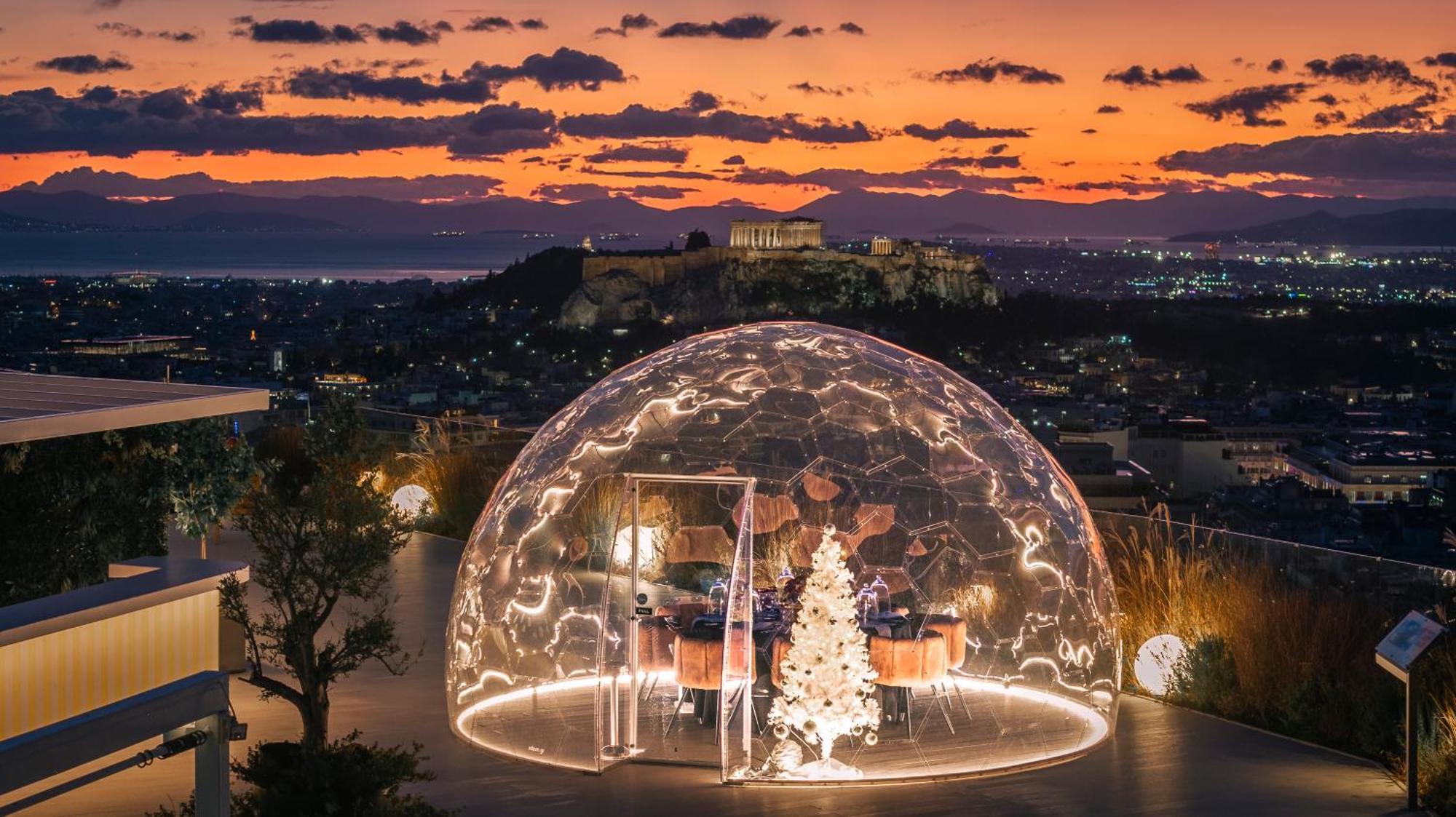 St George Lycabettus Lifestyle Hotel Athens Exterior photo The Dome