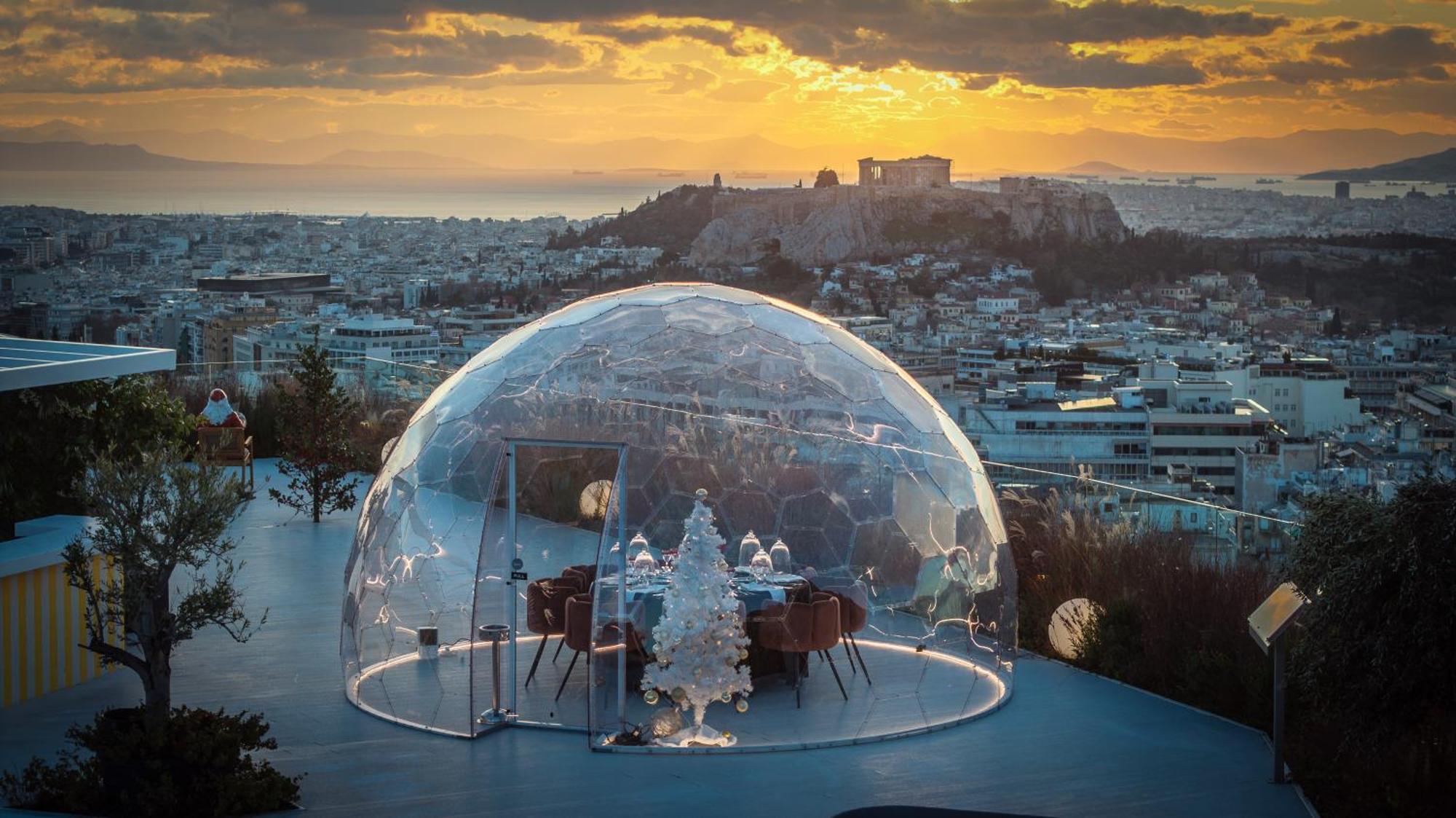 St George Lycabettus Lifestyle Hotel Athens Exterior photo The Dome